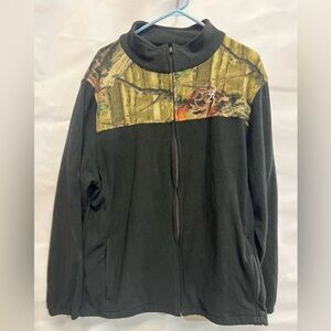 Browning Full zip jacket XL black and camo